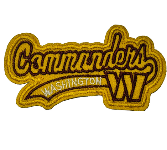 Commanders Iron-On Patch