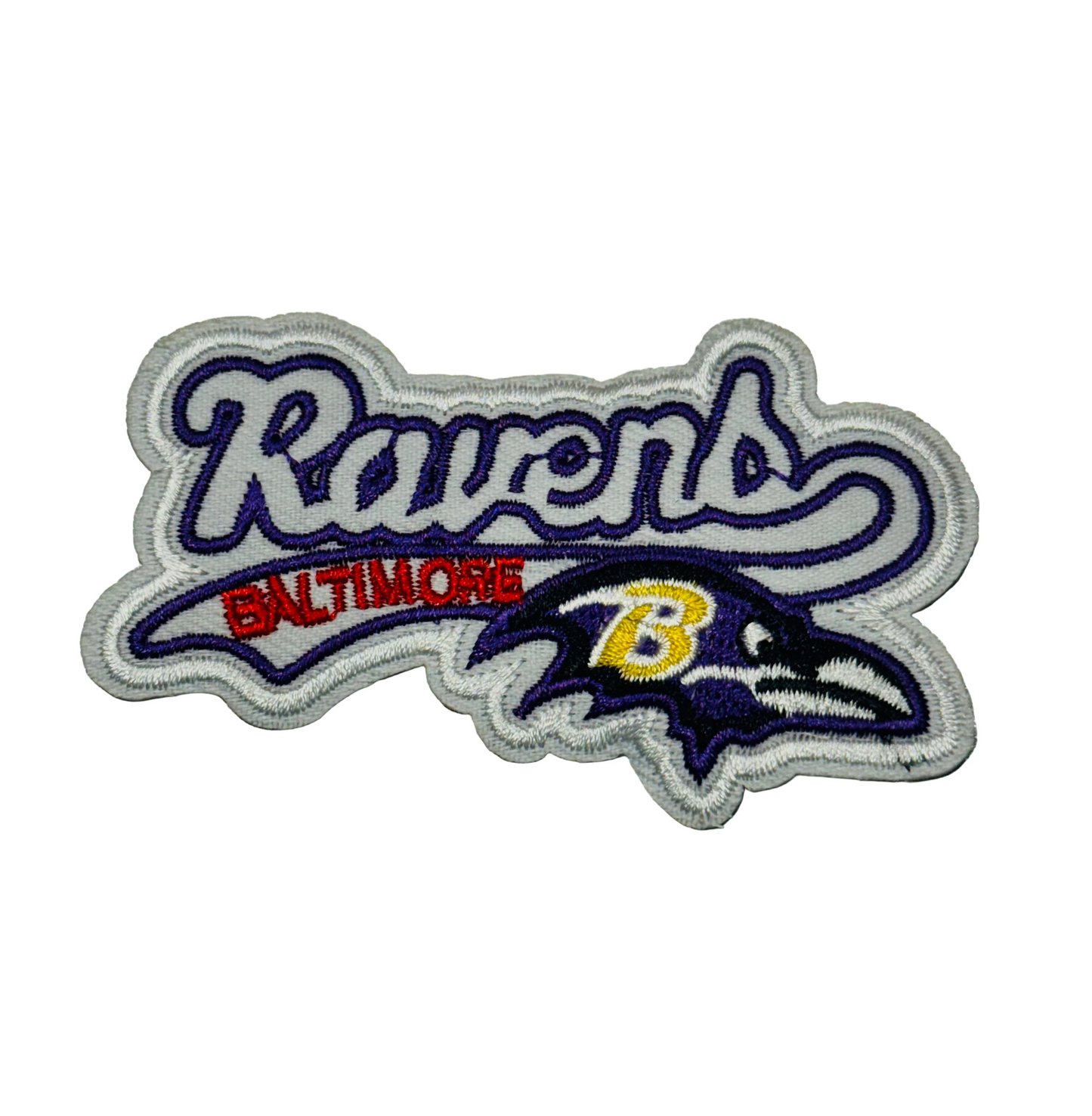Ravens Script Iron-On Patch