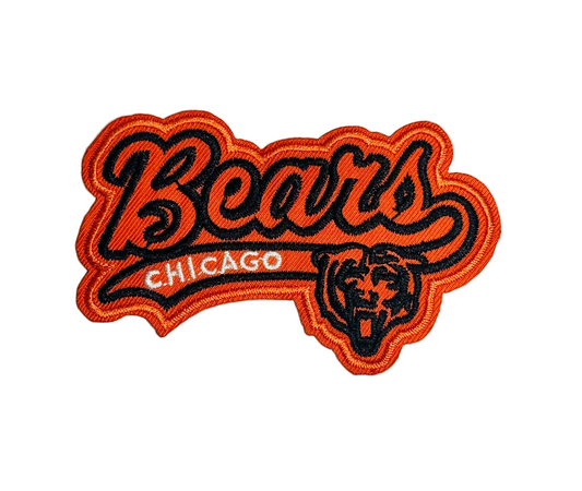 Chicago Bears Script Iron-On Patch