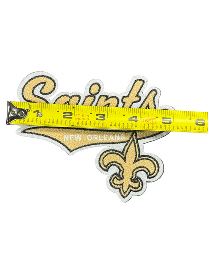 Saints Chenille Mid-Size Iron-On Patch