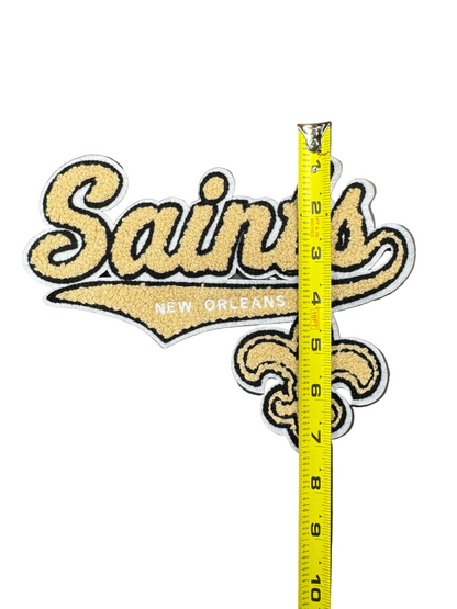 Saints Chenille Large-Size Iron-On Patch