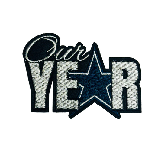 Our Year Cowboys Iron-On Patch