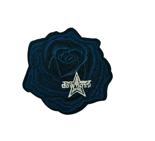 Dallas Cowboys Rose Iron-On Patch
