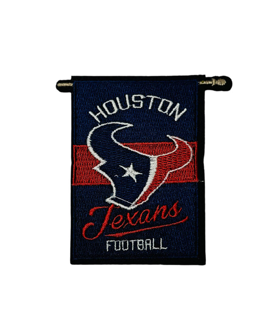 Houston Texans skyline mini flag iron-on patch