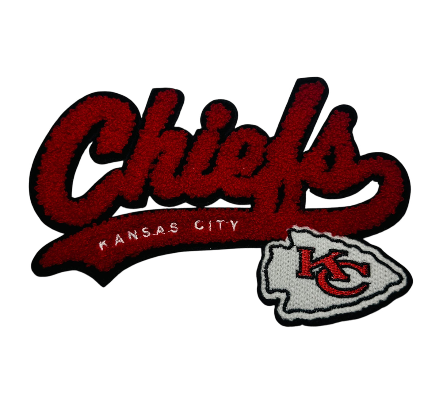 Kansas City Chiefs Chenille Iron-On Patch