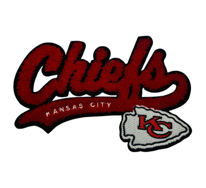 Kansas City Chiefs Chenille Iron-On Patch