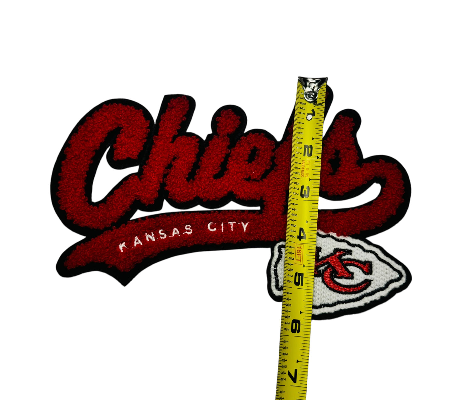 Kansas City Chiefs Chenille Iron-On Patch