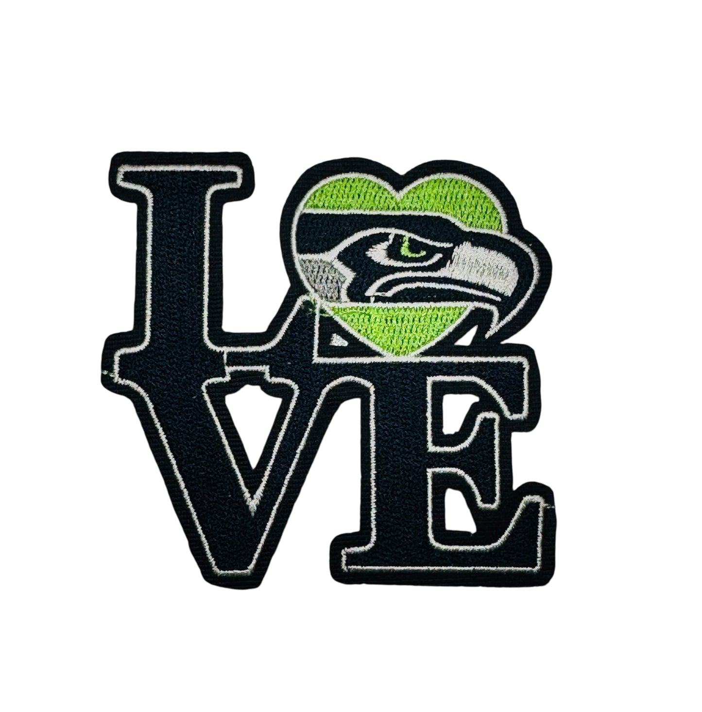 LOVE Seahawks Iron-OnPatch