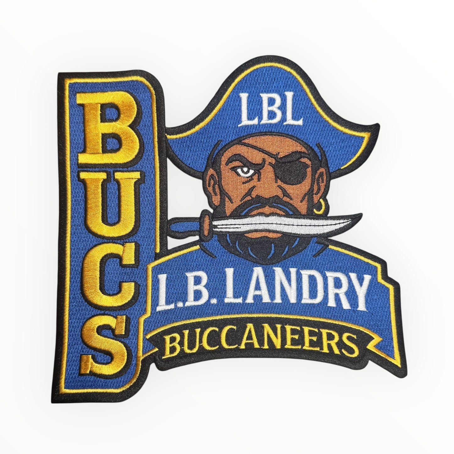 L.B. Landry Buccaneers School Pride Embroidered Patch