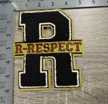 R-Respect Letter Patch