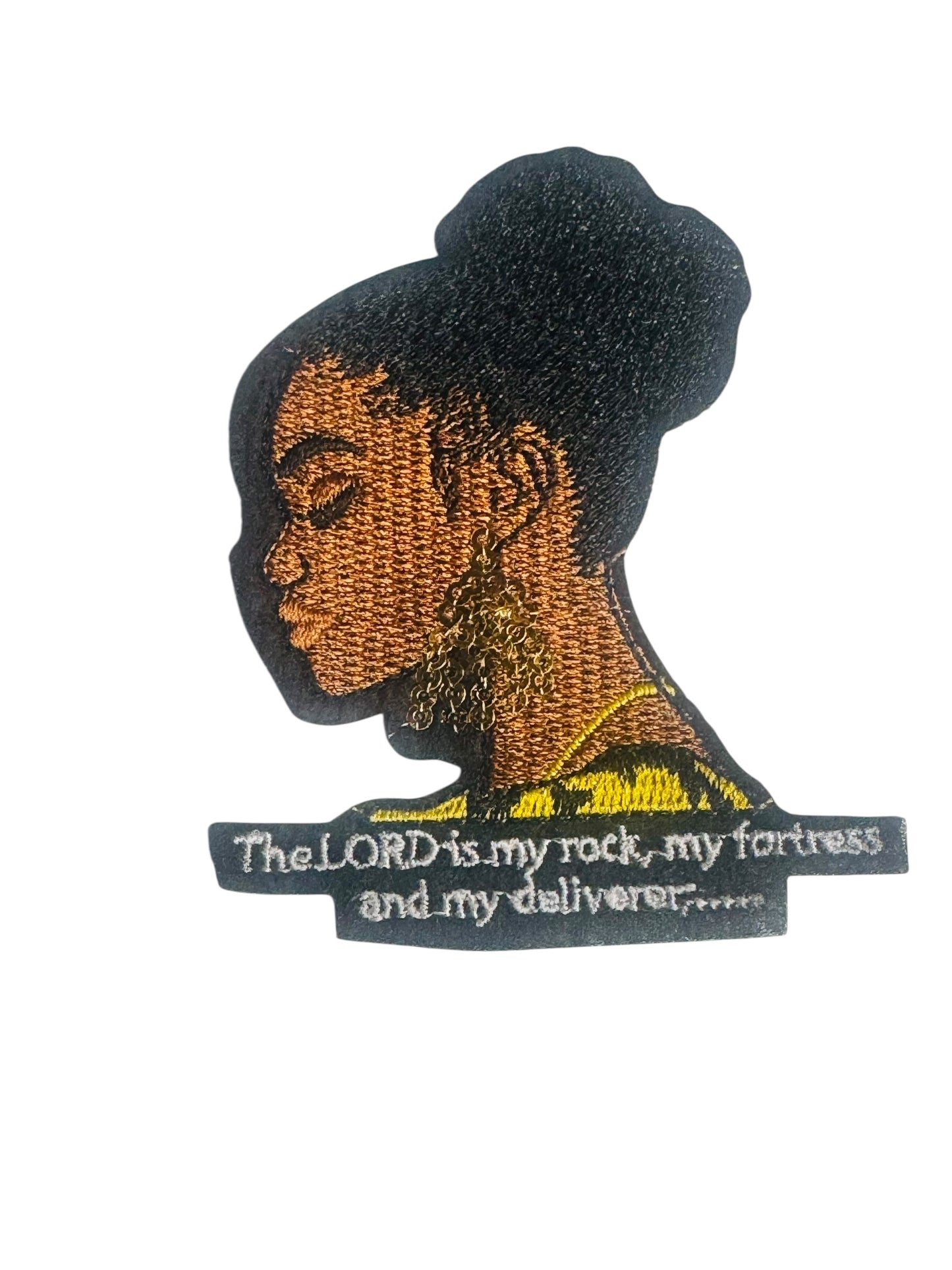 PRAYING WOMAN "THE LORD IS MY ROCK"