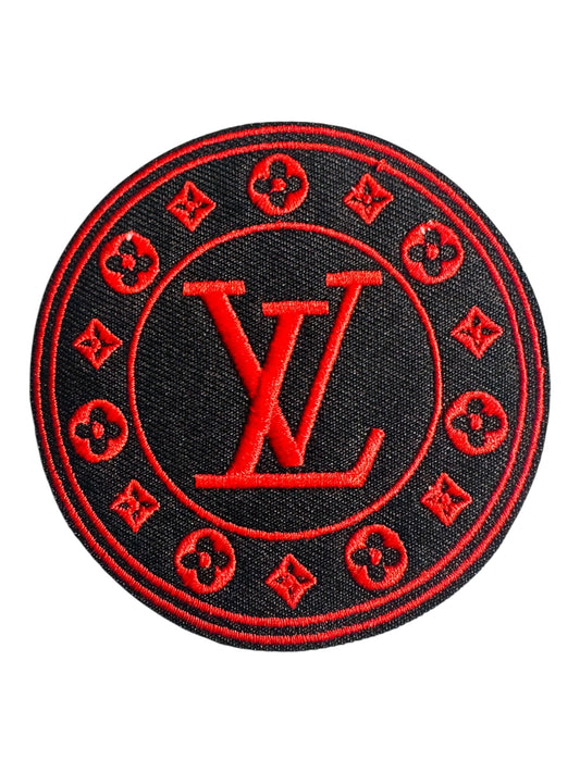 LV-INSPIRED LOGO CIRCLE RED/BLACK