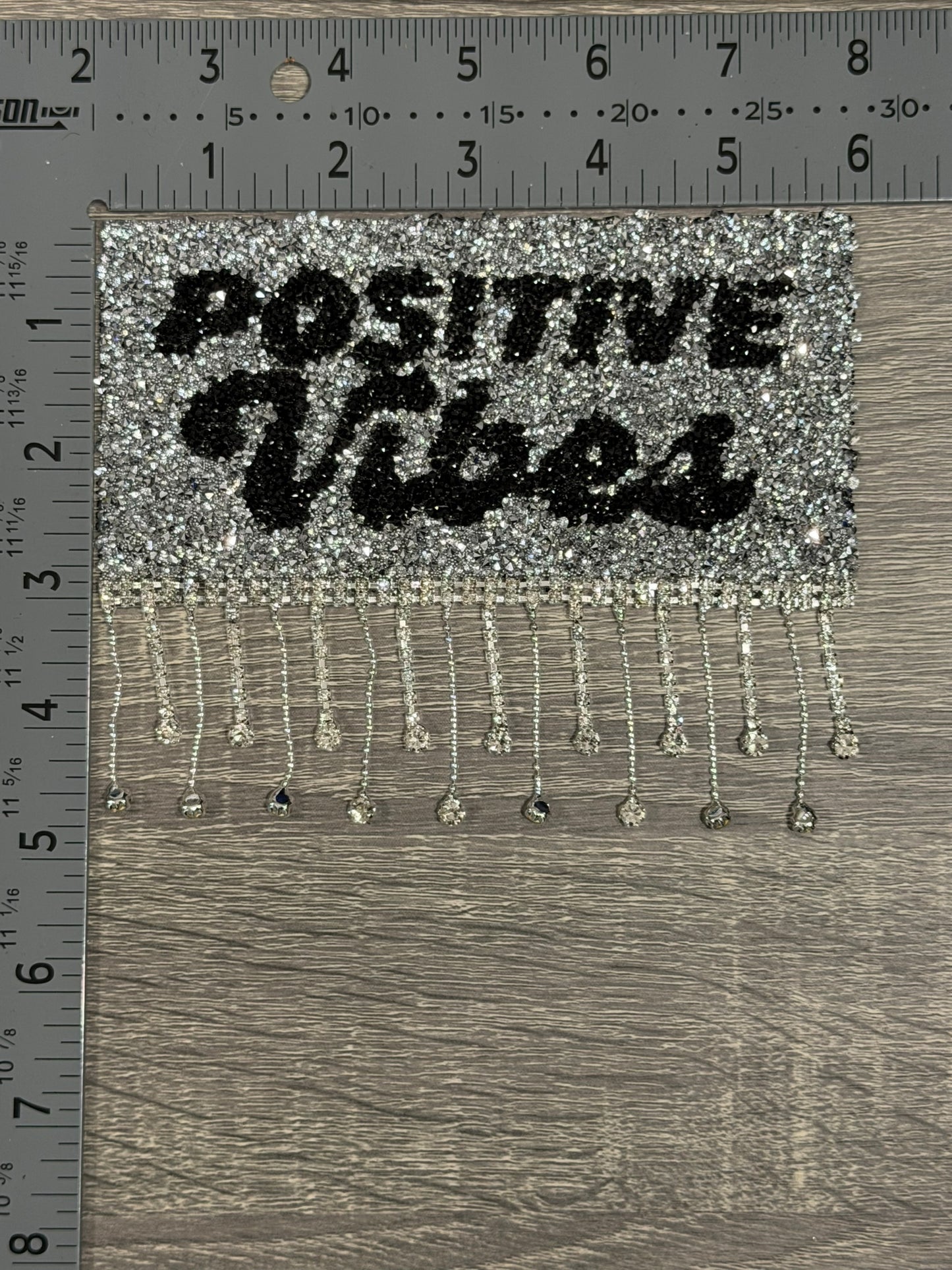 Positive Vibes Fringe Patch – Iron-On