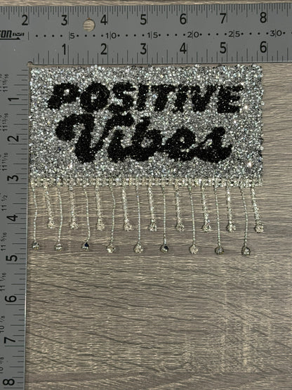 Positive Vibes Fringe Patch – Iron-On