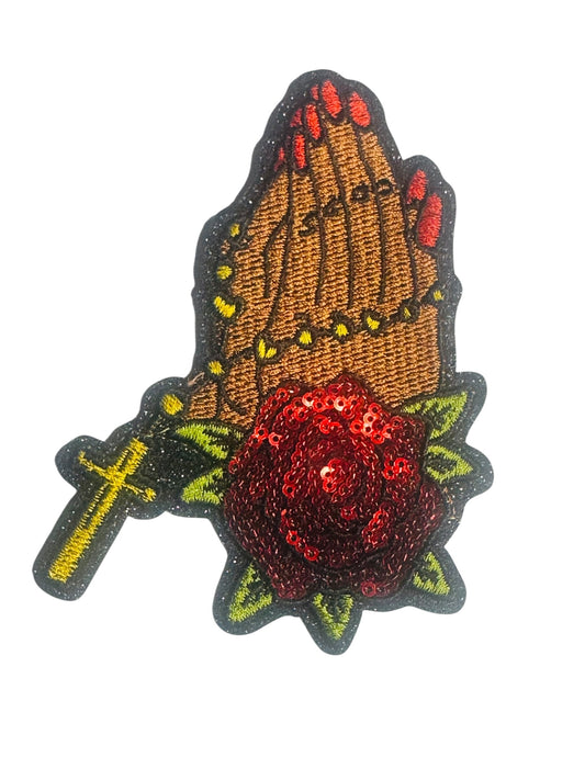 Praying Hands RED