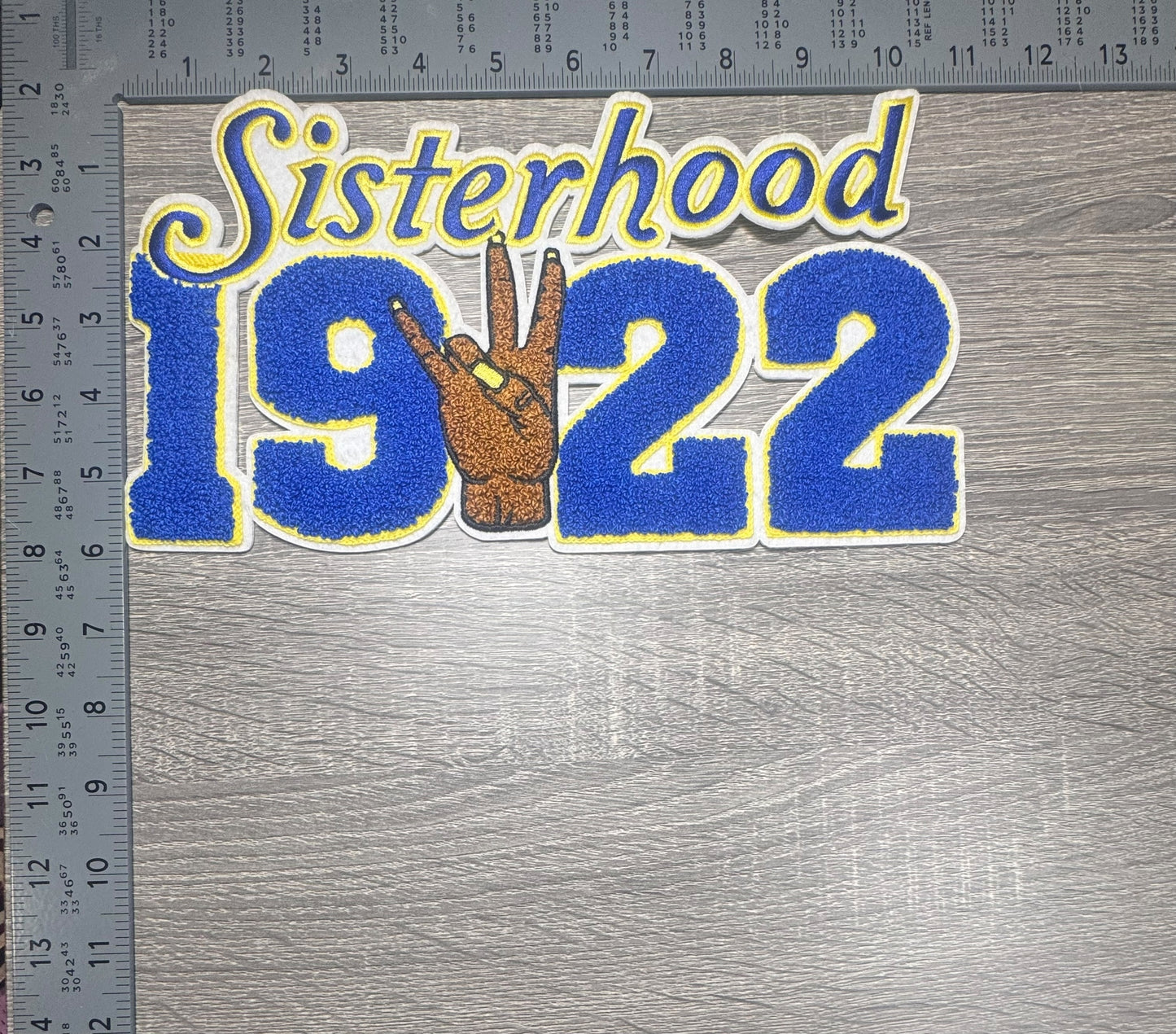 Sigma Gamma Rho Sisterhood 1922 Chenille Patch