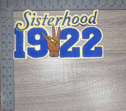 Sigma Gamma Rho Sisterhood 1922 Chenille Patch
