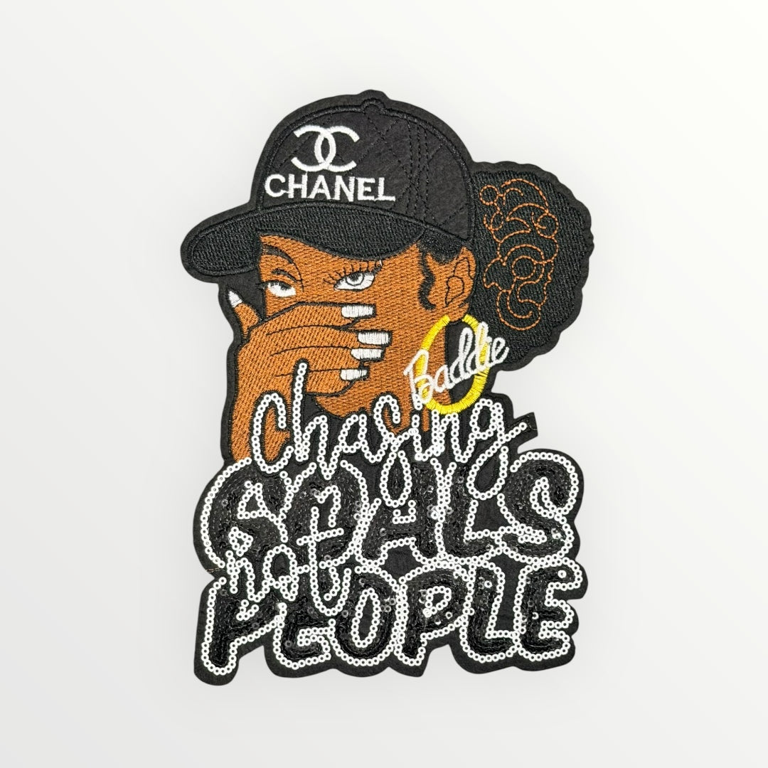 CC Chasing Goals Not People LARGE Patch