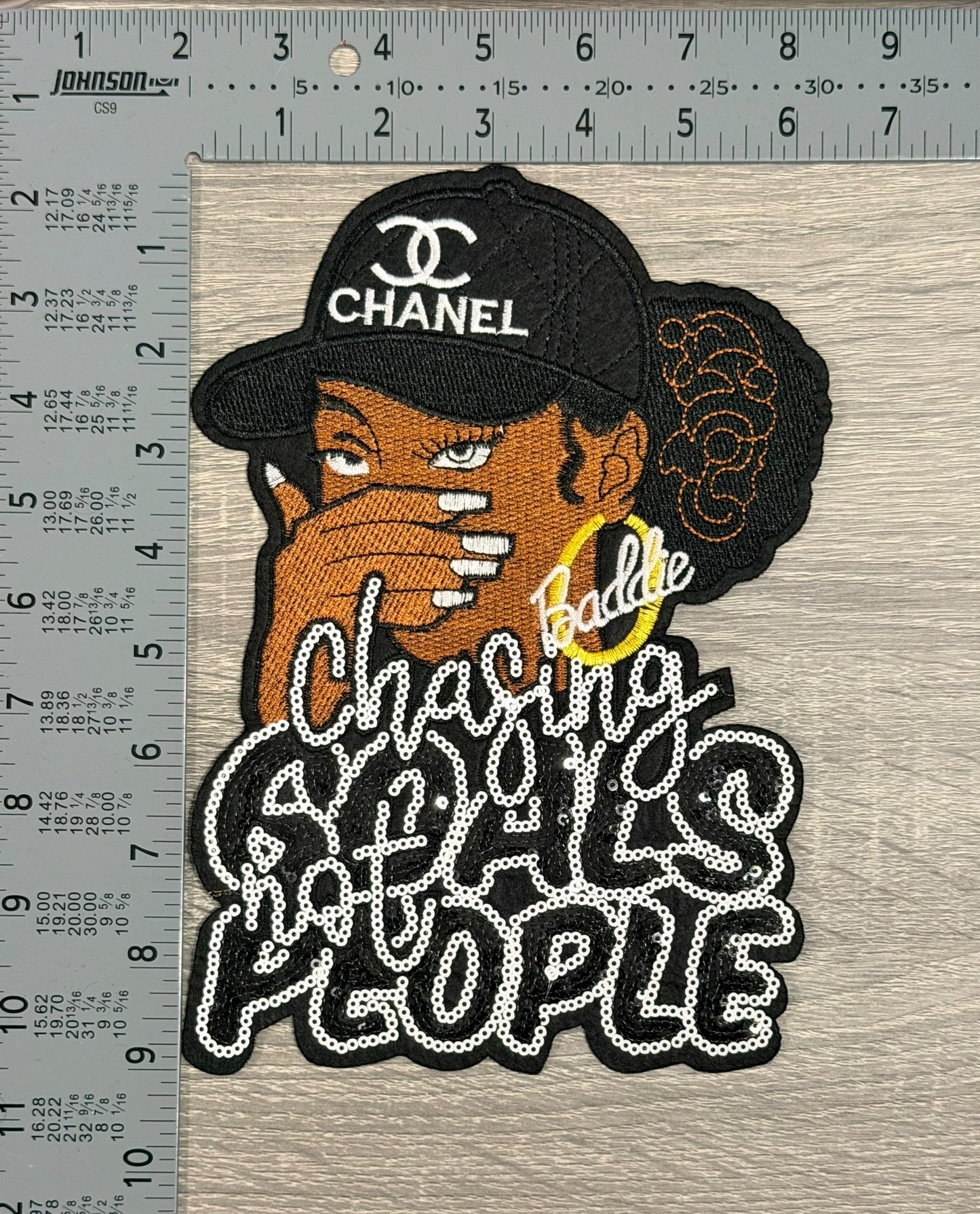 CC Chasing Goals Not People LARGE Patch