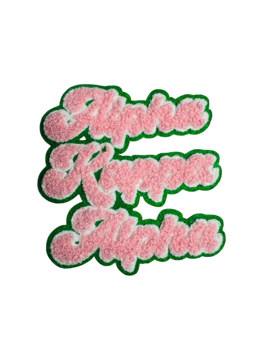 AKA ALPHA KAPPA ALPHA CHENILLE PATCH