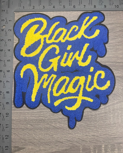Black Girl Magic Chenille Patch