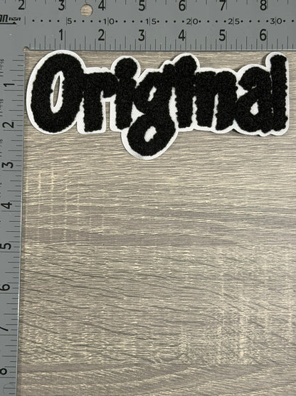 Original Chenille LARGE Patch