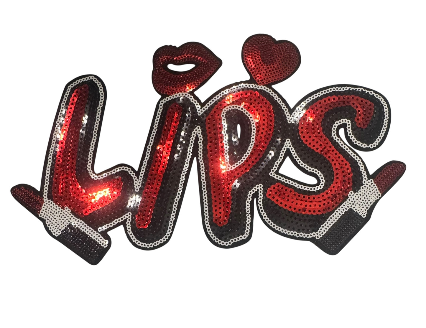 RED LIPS SEQUIN LIPSTICK