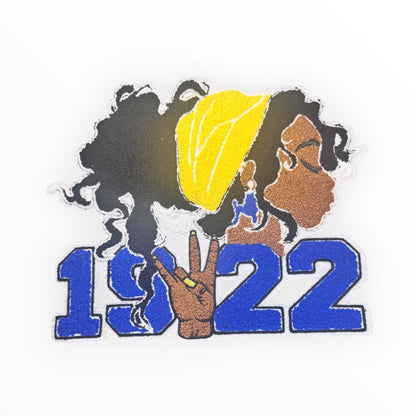 Sigma Gamma Rho 1922 Chenille Patch – Afro Woman Design
