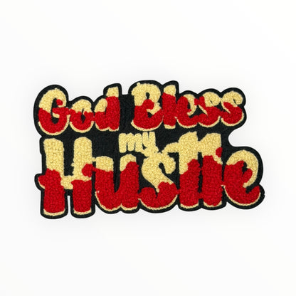 God Bless My Hustle Medium Size Patch