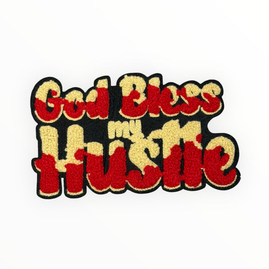 God Bless My Hustle Medium Size Patch