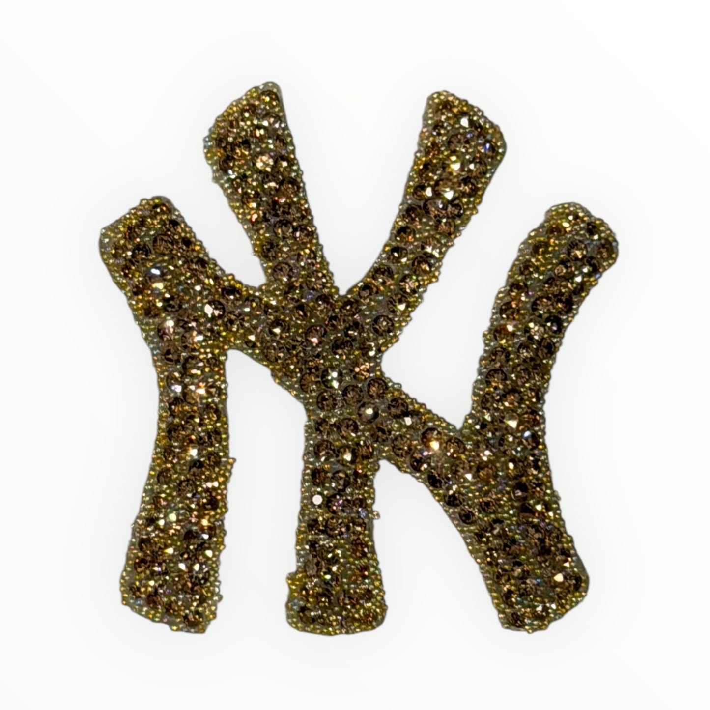 NY Rhinestone Patch GOLD