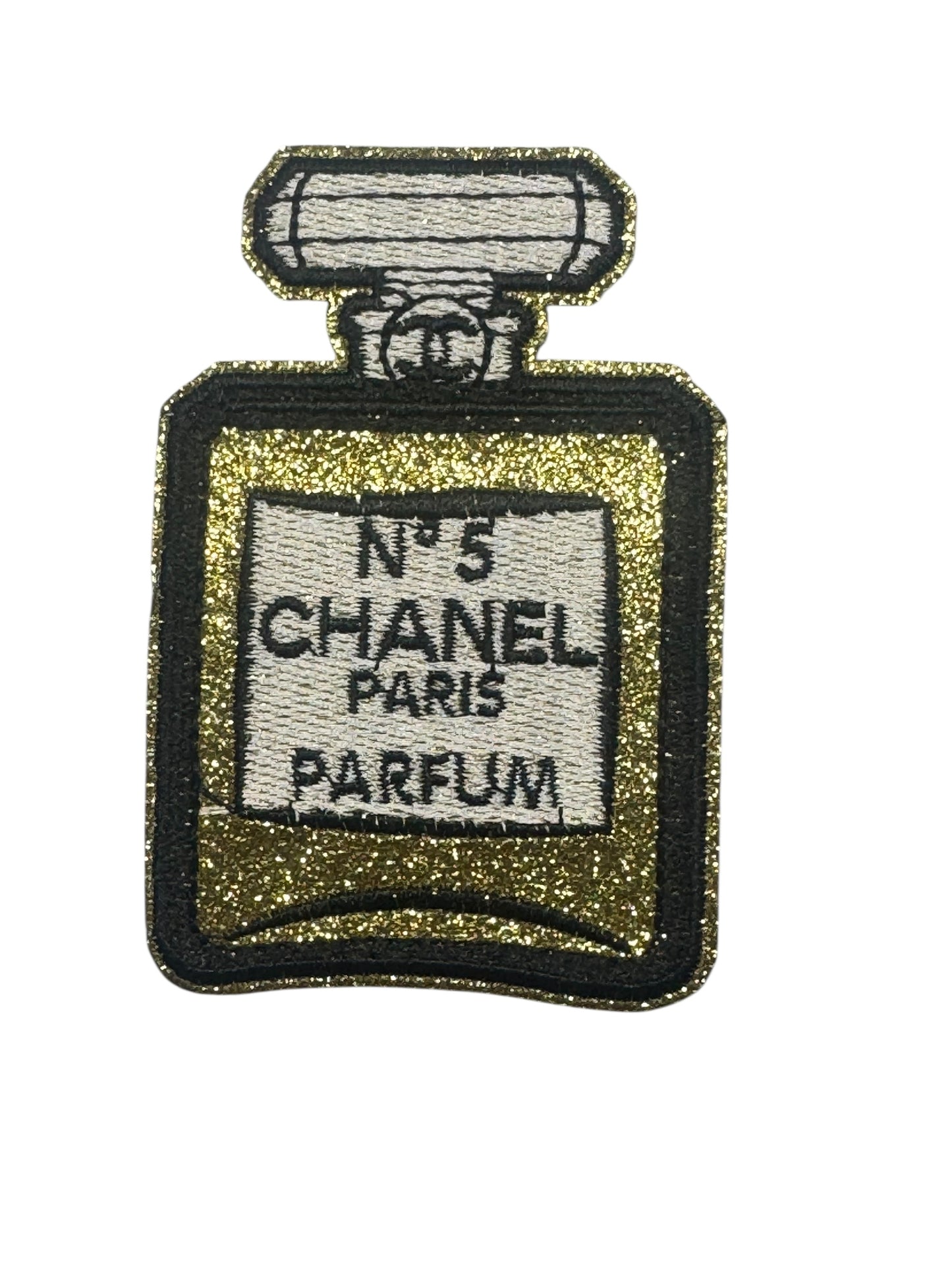 CC GOLD CGLITTER PURFUME BOTTLE