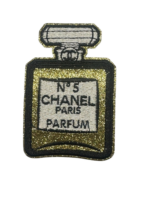 CC GOLD CGLITTER PURFUME BOTTLE