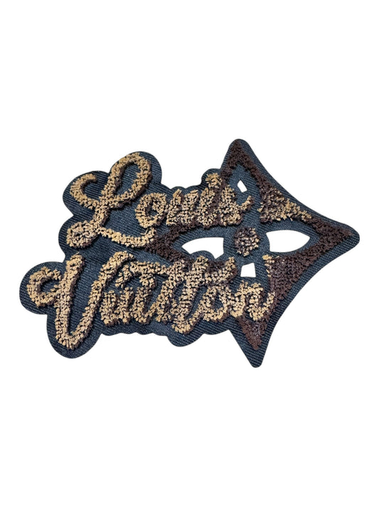 LV-INSPIRED BROWN CHENILLE ARROW