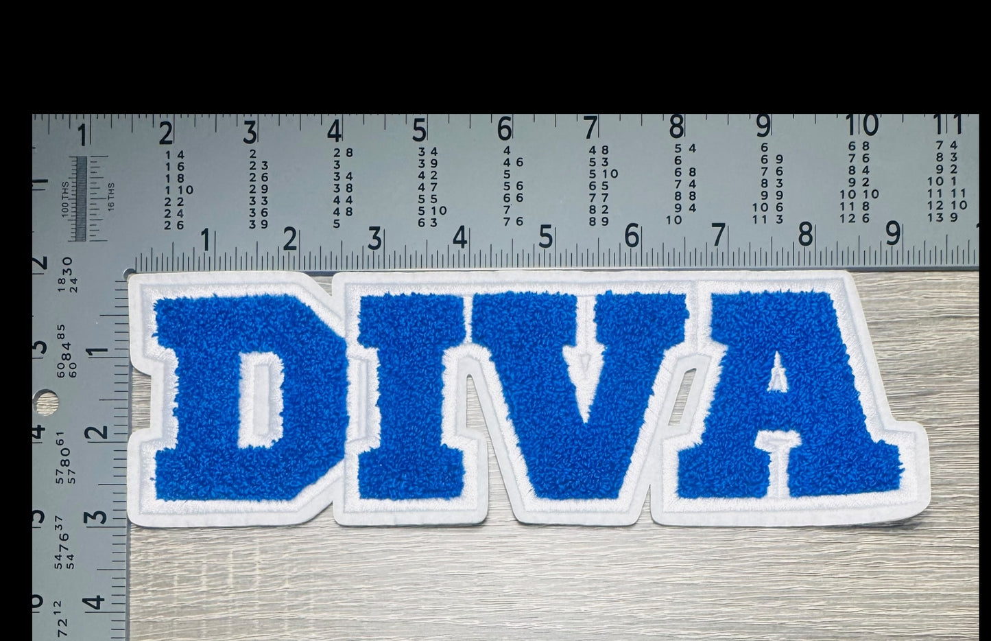 Bold DIVA Chenille Embroidered Patch
