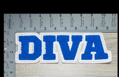 Bold DIVA Chenille Embroidered Patch