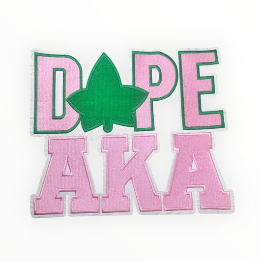 AKA Dope Letter Patch