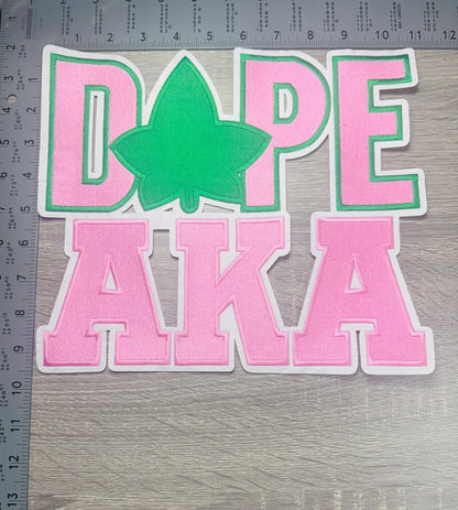 AKA Dope Letter Patch