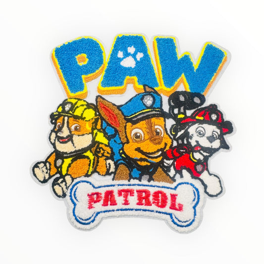 Paw Patrol Inspired Chenille Patch