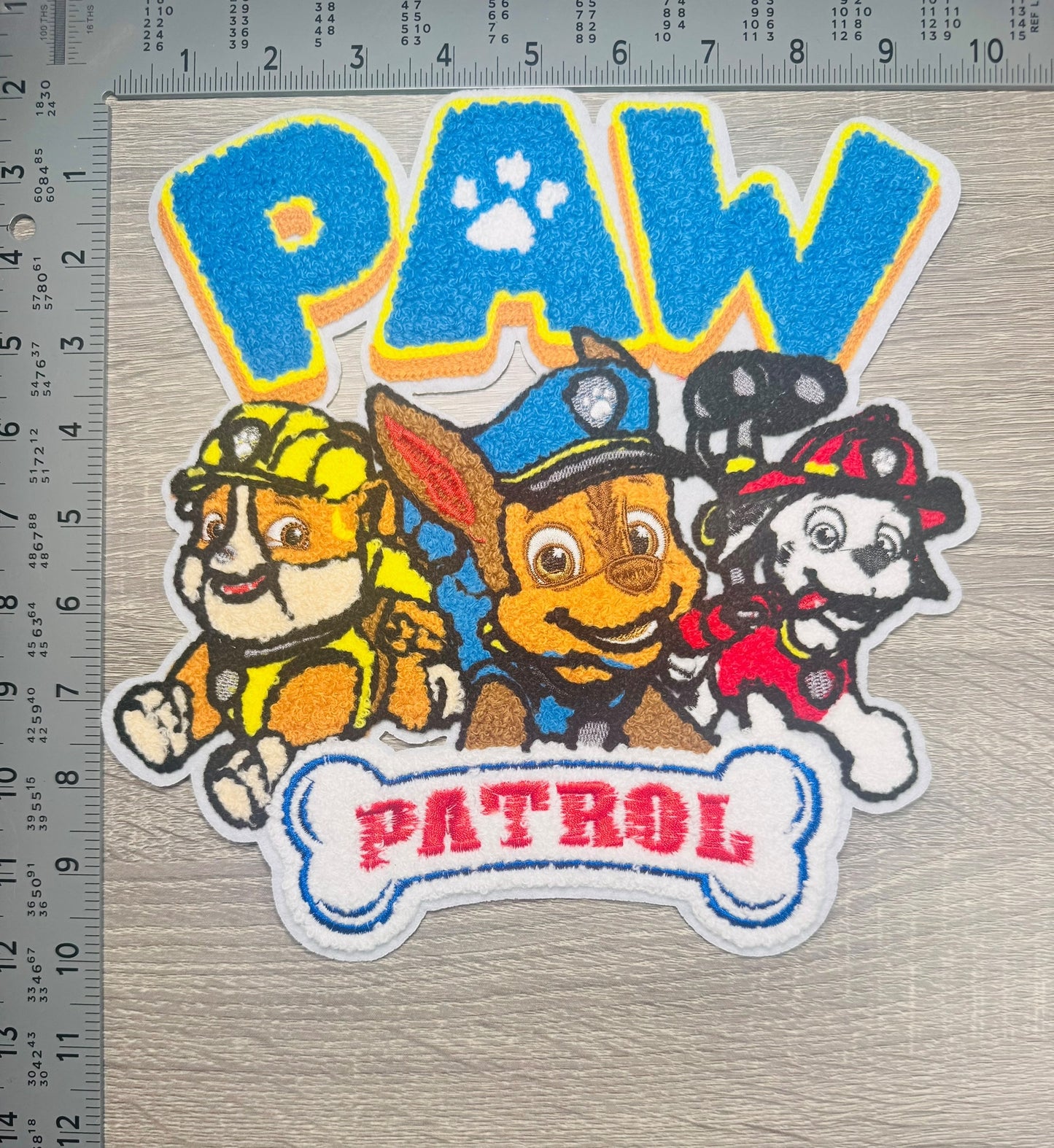 Paw Patrol Inspired Chenille Patch