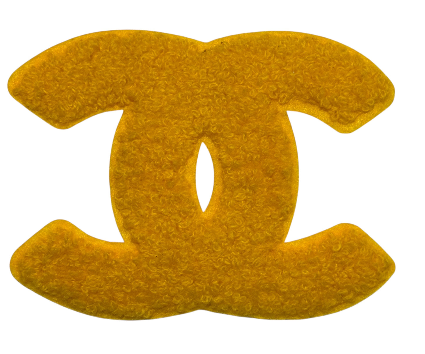 CC Yellow Chenille Patch