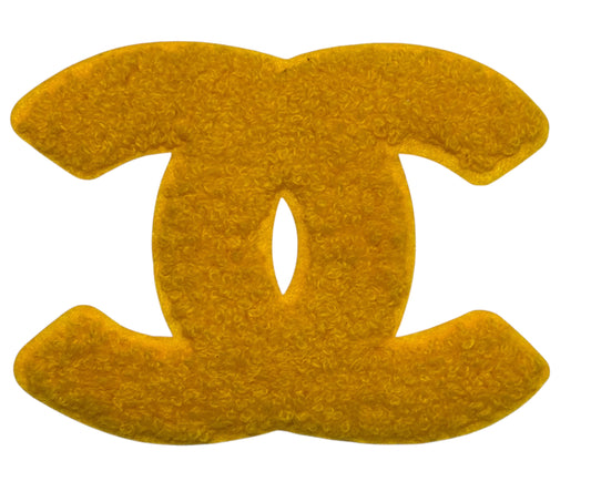 CC Yellow Chenille Patch