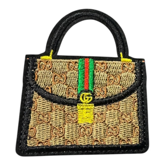 GG-INSPIRED BROWN SMALL HANDBAG