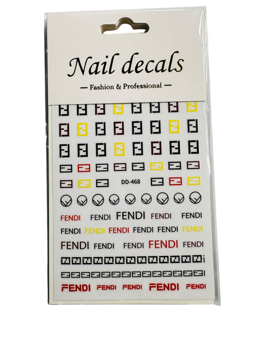 FF INSPIRED NAIL DECALS