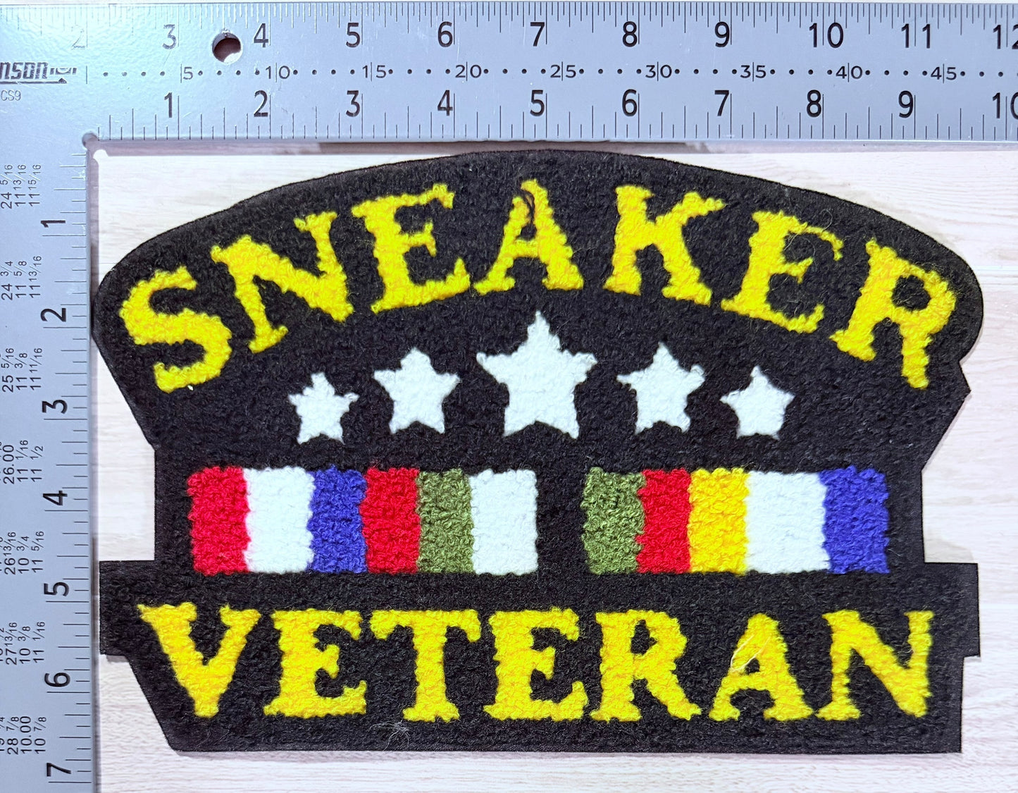 Sneaker veteran chenille patch