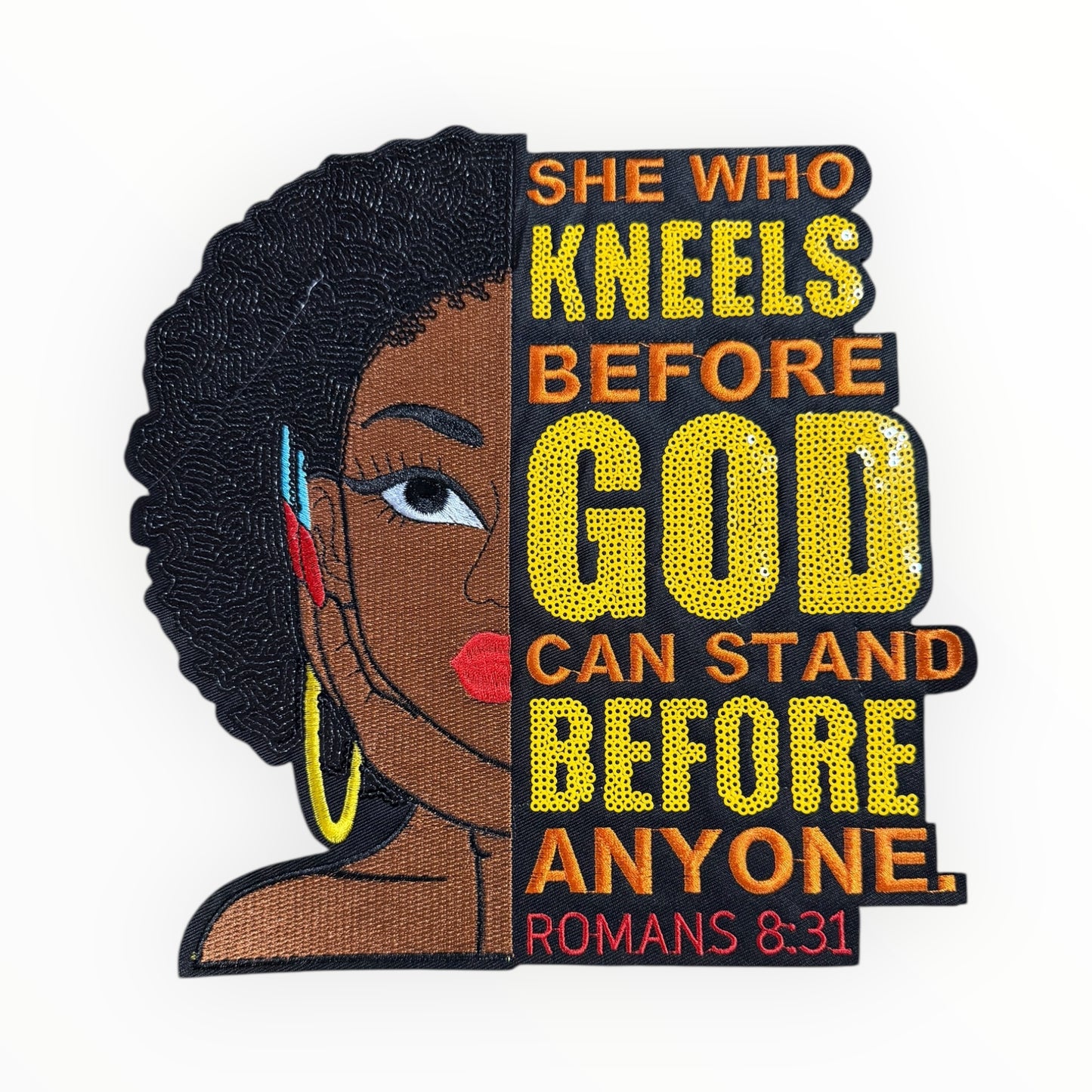 She who kneels before God patch (Large)