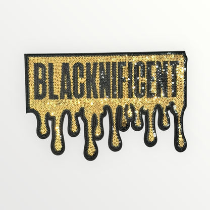 Blacknificent Drip LARGE Patch
