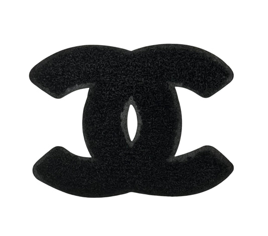 CC Black Chenille Patch