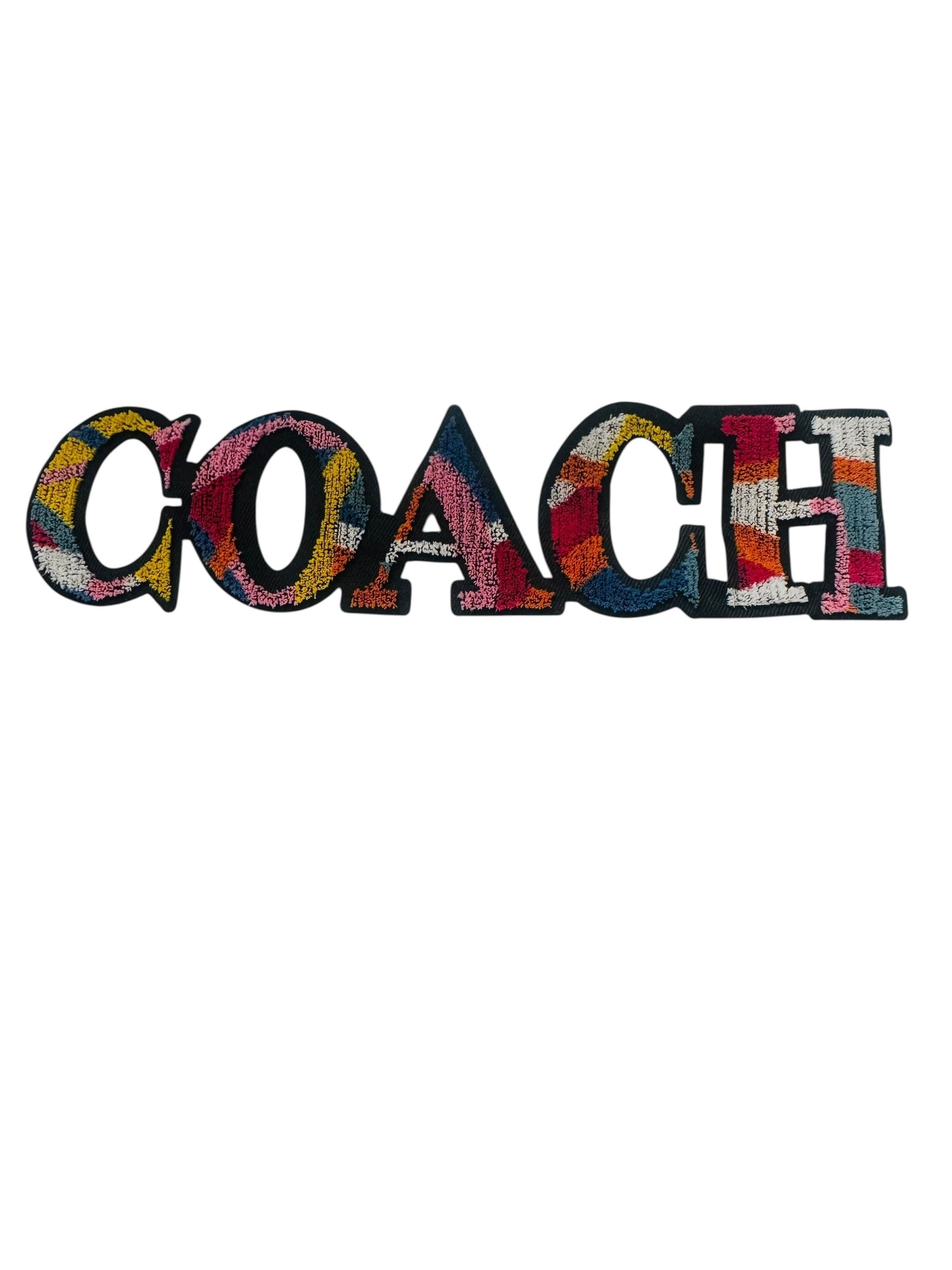 COACH CHENILLE MULTI-COLORED PATCH