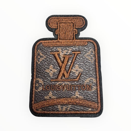 Monogram Perfume Bottle Embroidered Patch